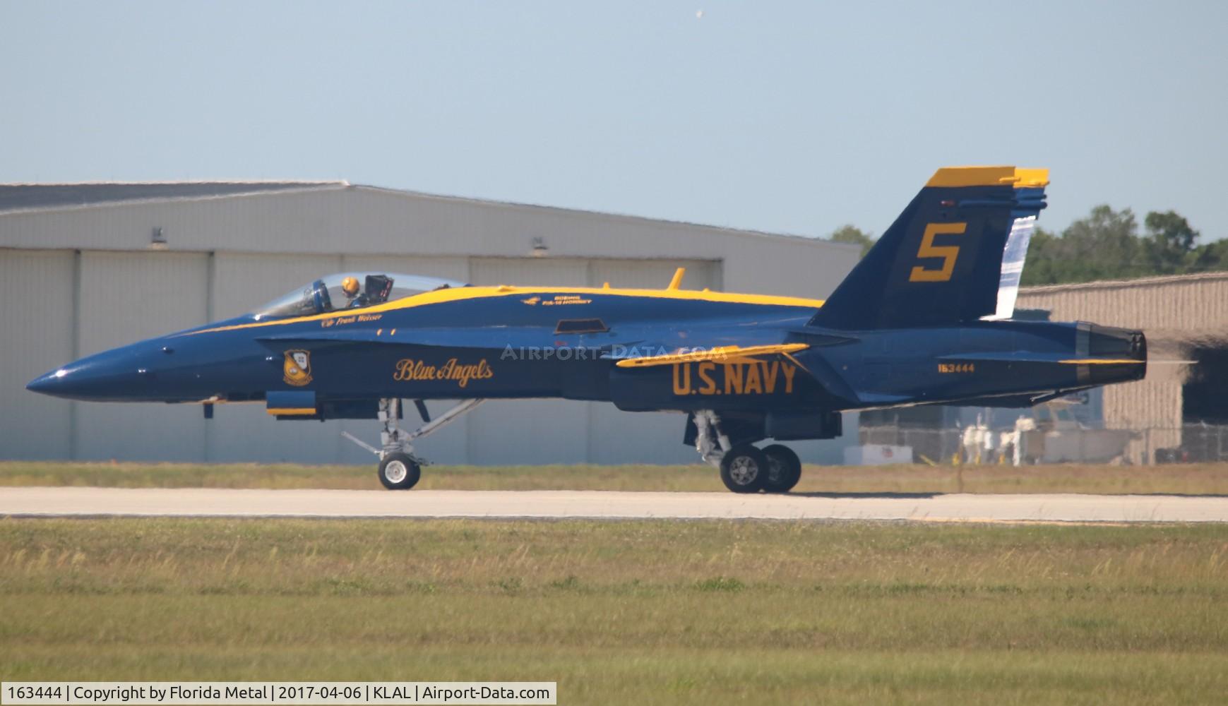163444, 1987 McDonnell Douglas F/A-18C Hornet C/N 0648/C015, Sun N Fun 2017