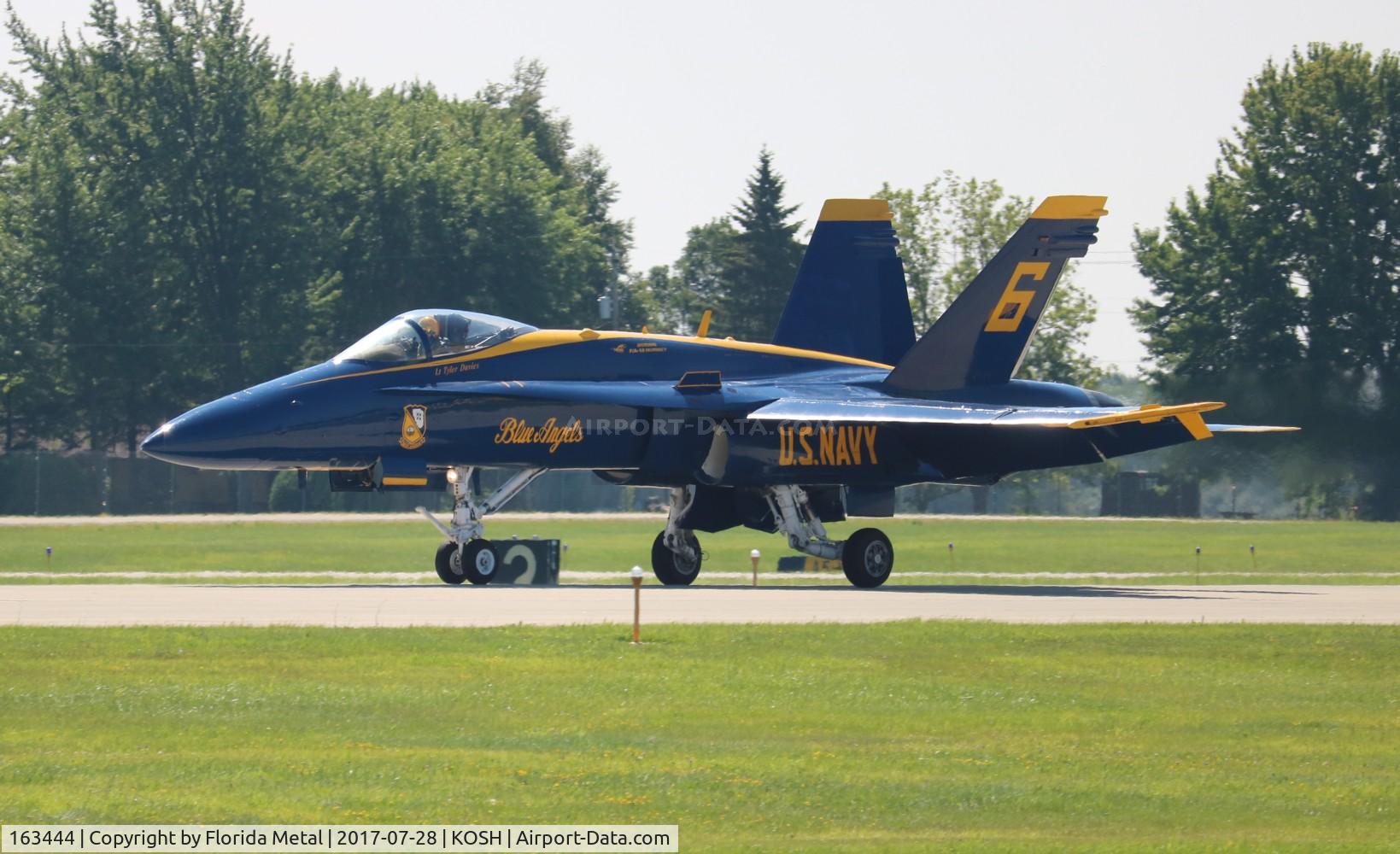 163444, 1987 McDonnell Douglas F/A-18C Hornet C/N 0648/C015, Air Venture 2017