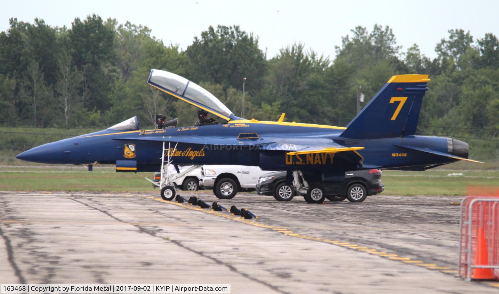 163468, McDonnell Douglas F/A-18D Hornet C/N 0691, Thunder Over Michigan 2017