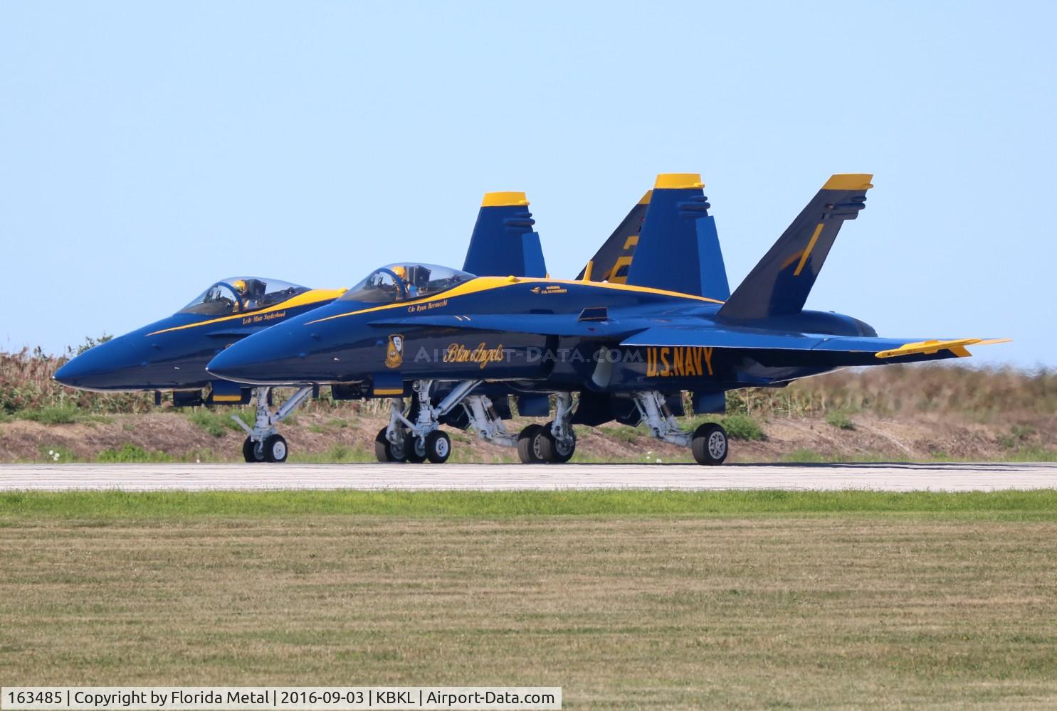 163485, 1988 McDonnell Douglas F/A-18C Hornet C/N 0717/C044, Cleveland Airshow 2016