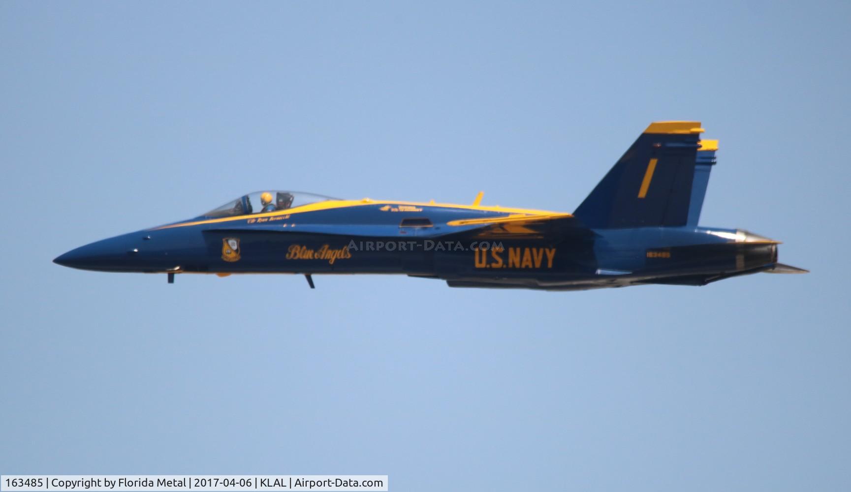 163485, 1988 McDonnell Douglas F/A-18C Hornet C/N 0717/C044, Sun N Fun 2017