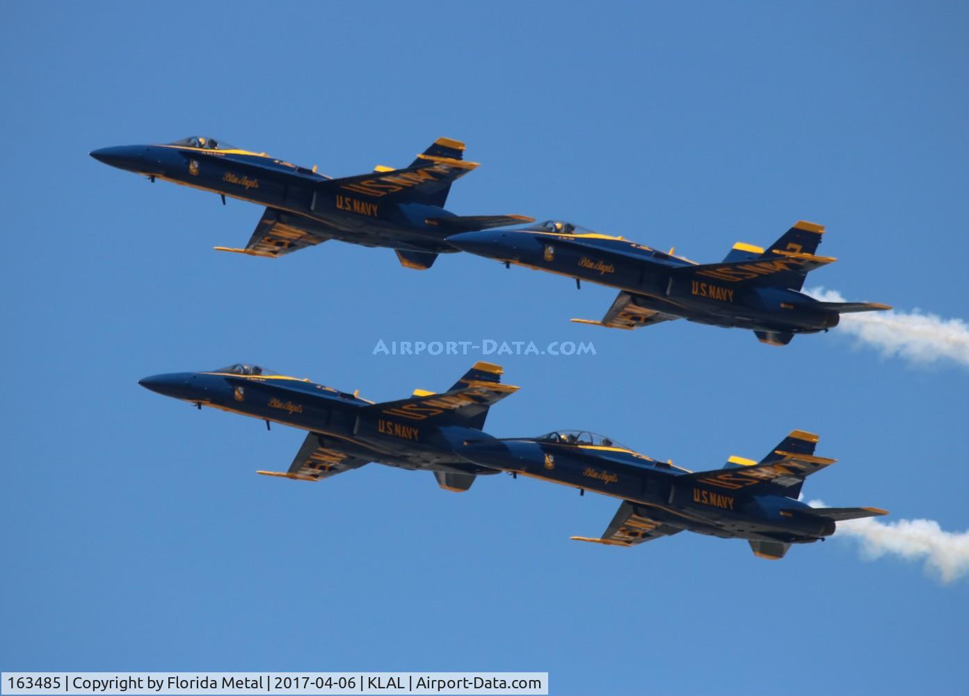 163485, 1988 McDonnell Douglas F/A-18C Hornet C/N 0717/C044, Sun N Fun 2017