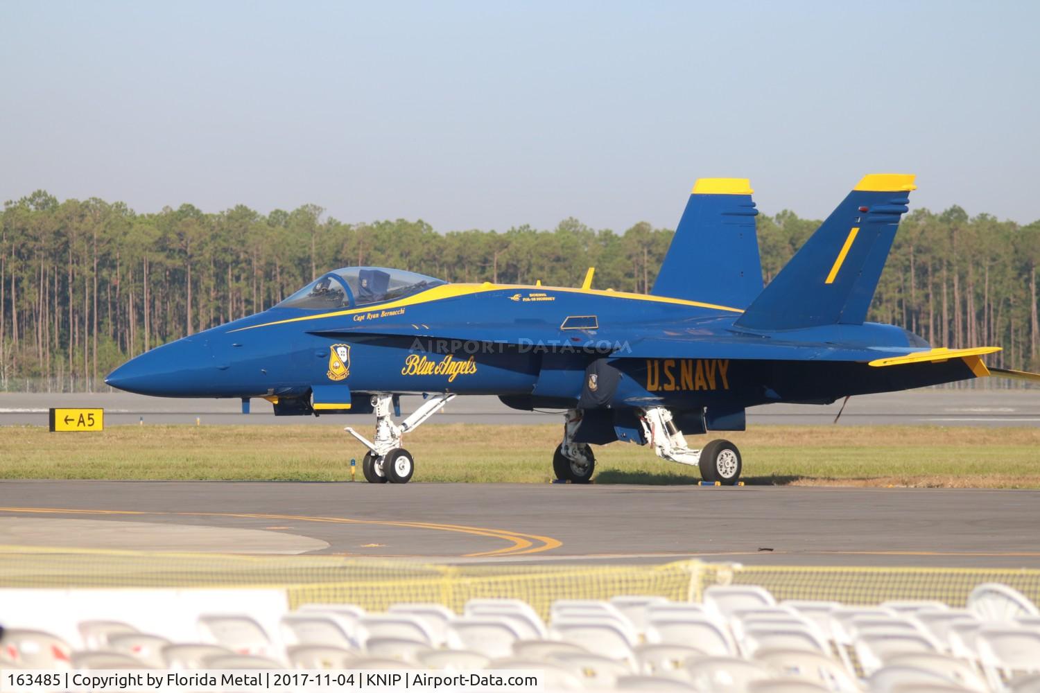 163485, 1988 McDonnell Douglas F/A-18C Hornet C/N 0717/C044, NAS Jax 2017