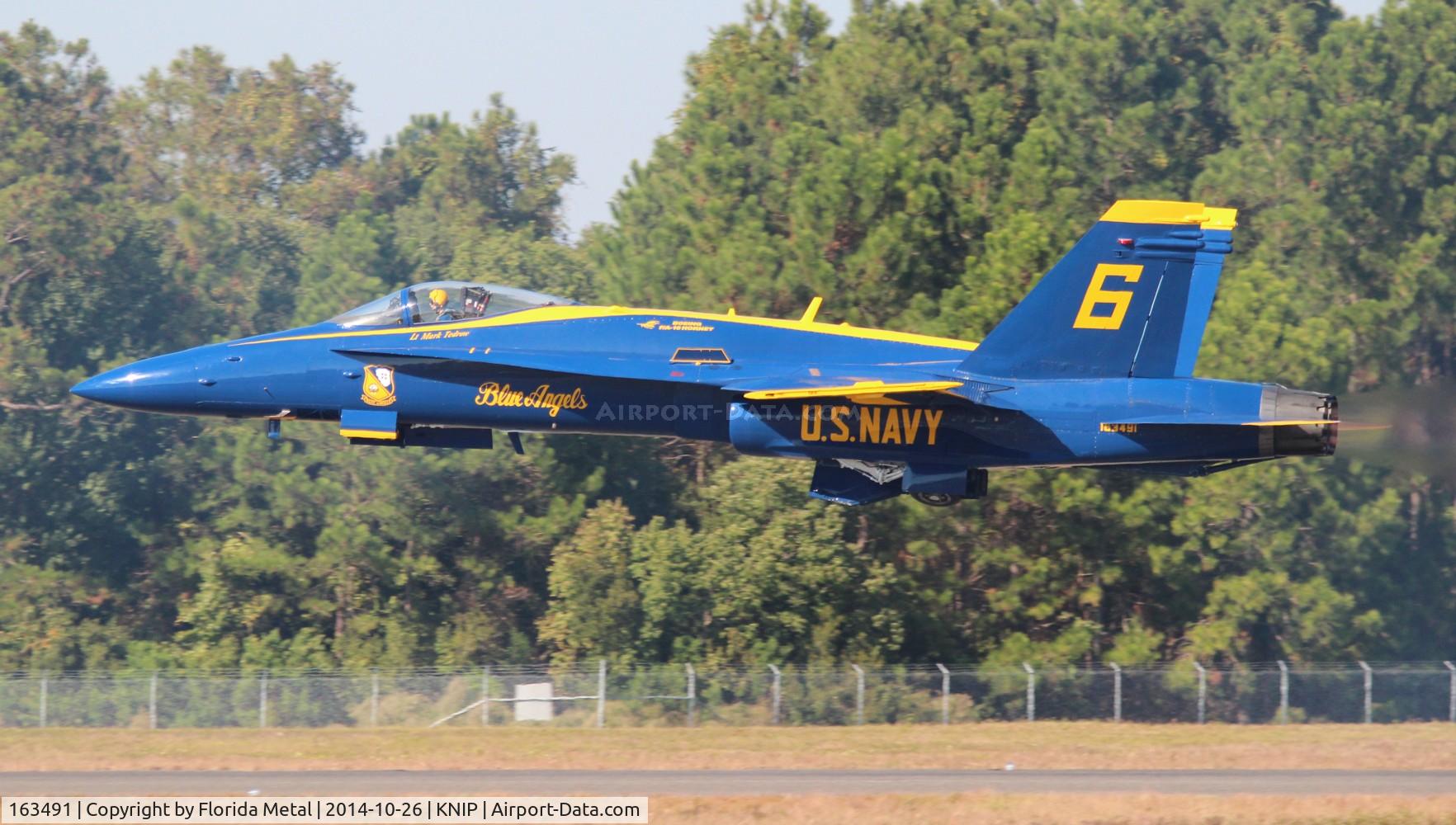 163491, 1988 McDonnell Douglas F/A-18C Hornet C/N 727/C048, NAS Jax 2014