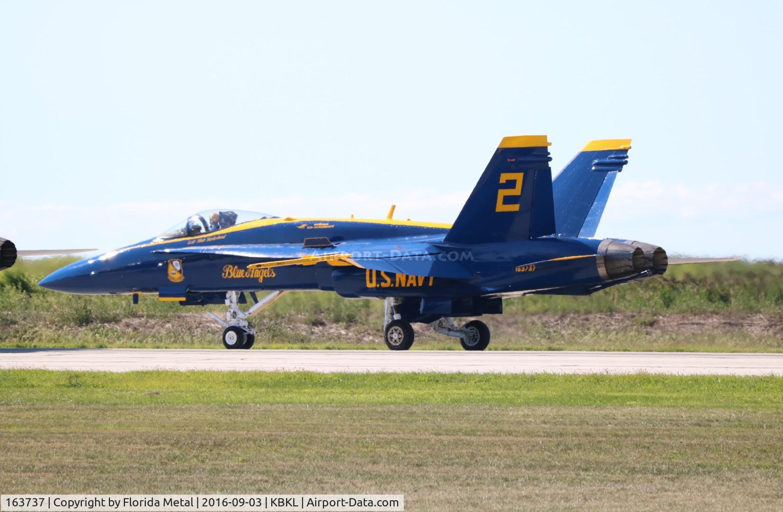 163737, 1989 McDonnell Douglas F/A-18C Hornet C/N 808/C096, Cleveland Airshow 2016