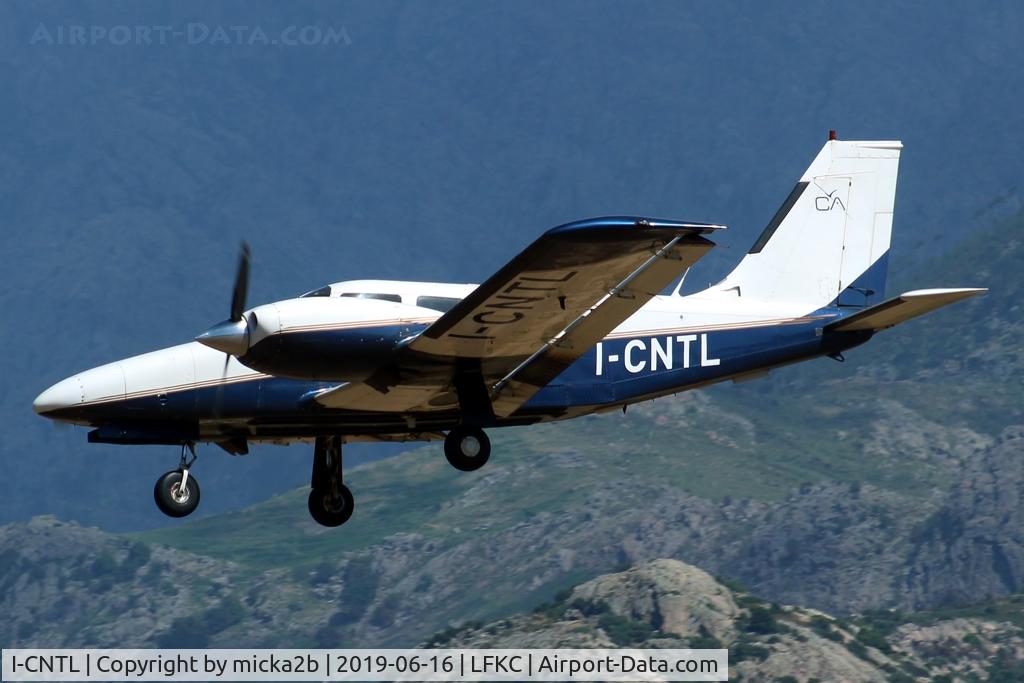 I-CNTL, 1978 Piper PA-34-200T Seneca II C/N 34-7870029, Landing