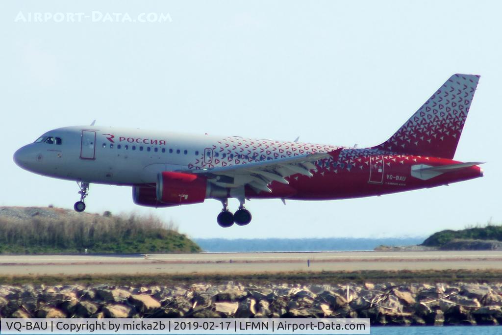 VQ-BAU, 2002 Airbus A319-111 C/N 1851, Landing