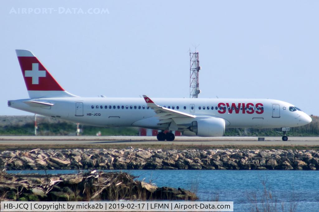 HB-JCQ, 2018 Airbus A220-300 C/N 55040, Taxiing
