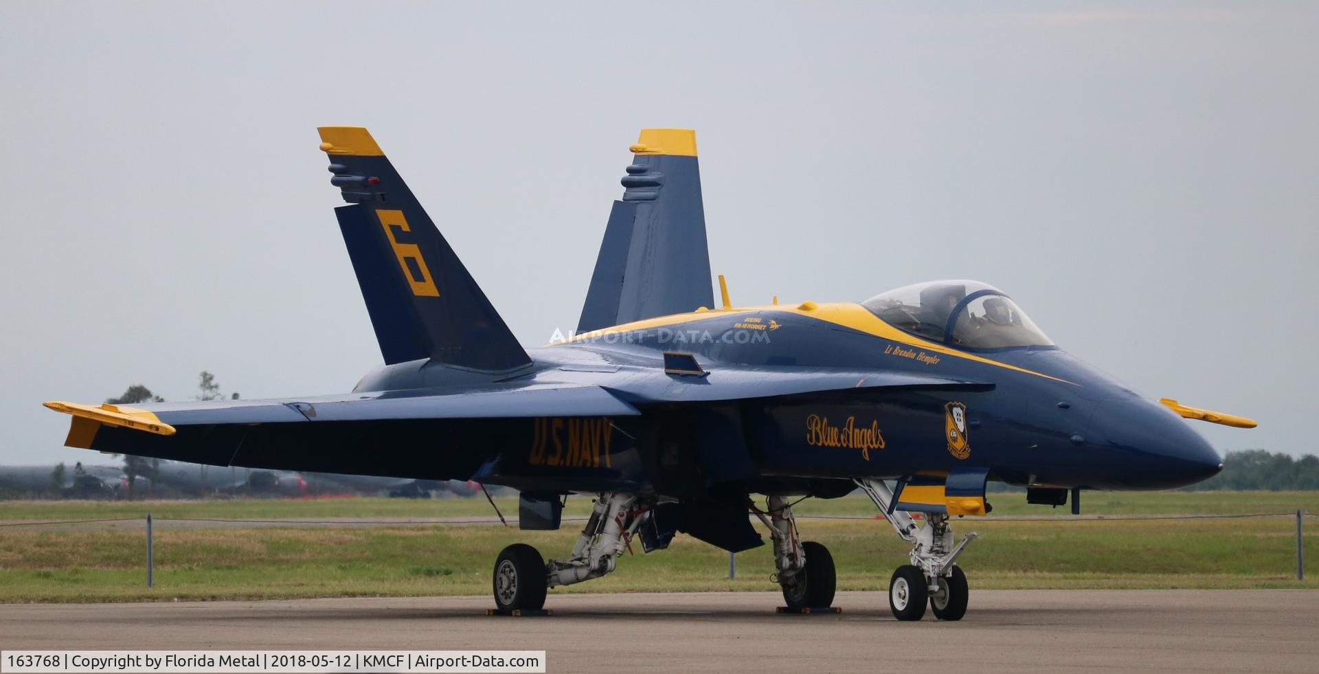 163768, 1989 McDonnell Douglas F/A-18C Hornet C/N 0848/C125, MacDill Airfest 2018