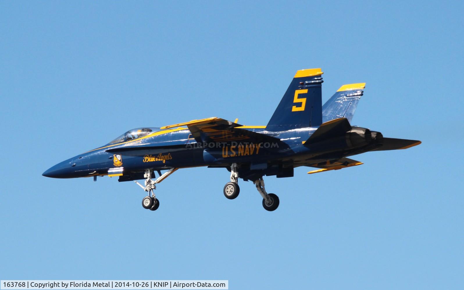 163768, 1989 McDonnell Douglas F/A-18C Hornet C/N 0848/C125, NAS JAX 2014