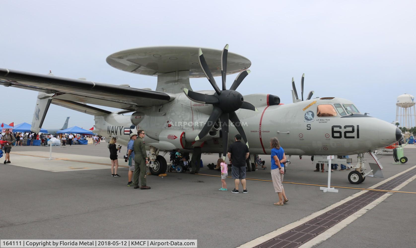 164111, Grumman E-2C Hawkeye Group 2 C/N A52-143, MacDill Airfest 2018