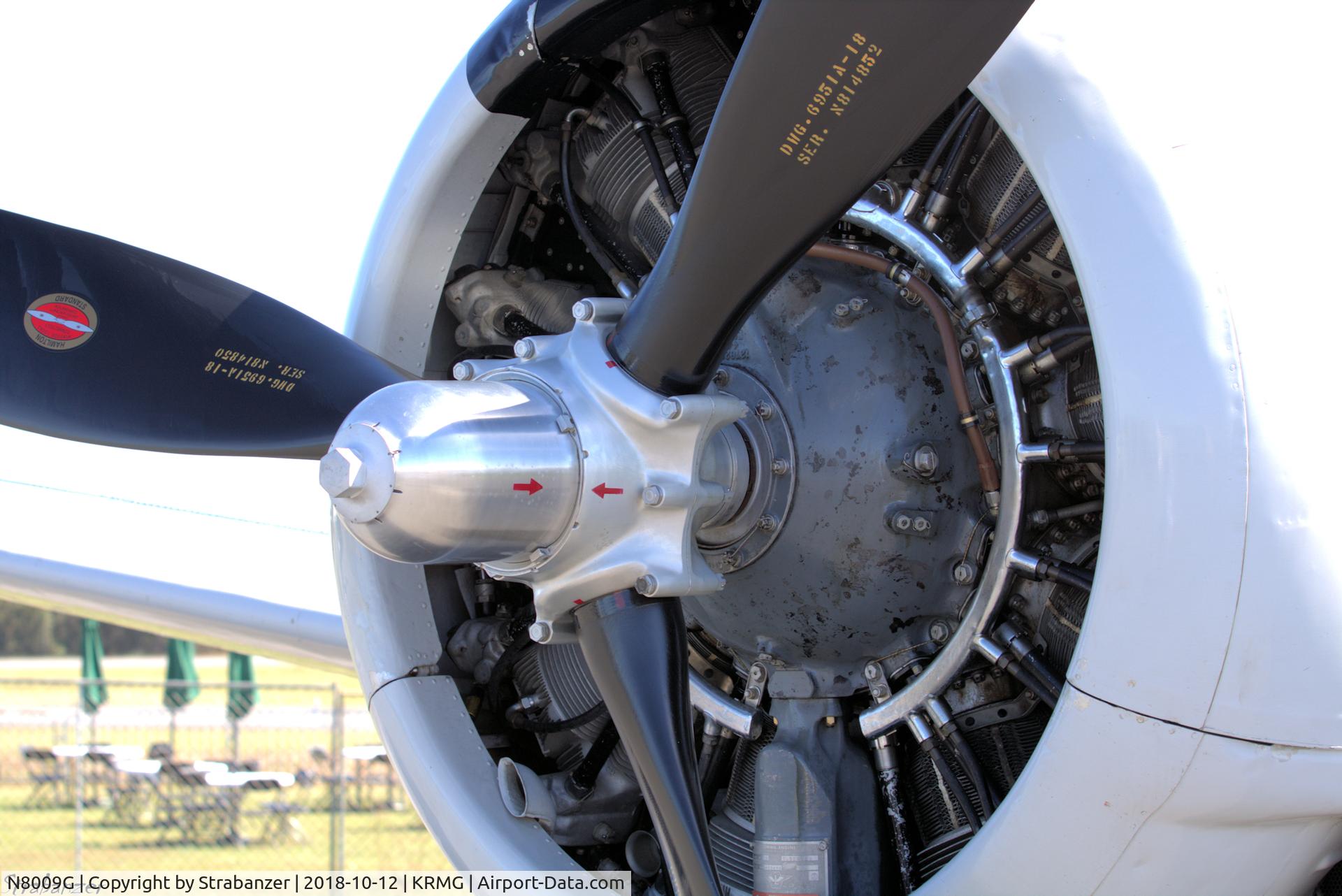 N8009G, 1952 North American T-28D Trojan C/N 189-2, North American T28D  s/n 189-2 Trojan   N8009G
Wright R-1820 SER engine
Rome GA 10/12/2018