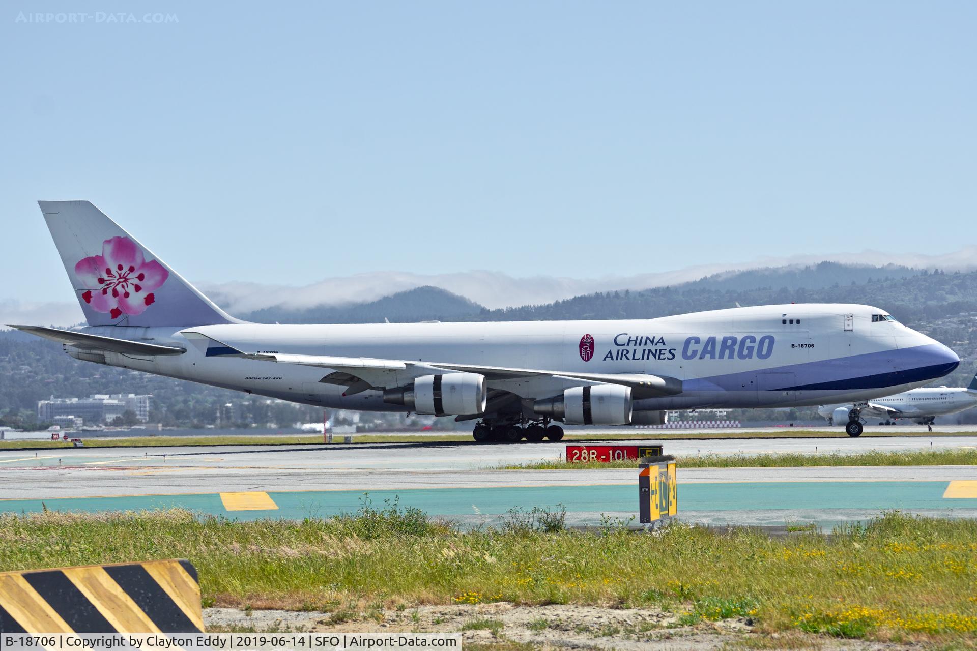 B-18706, 2001 Boeing 747-409F/SCD C/N 30763, SFO 2019.