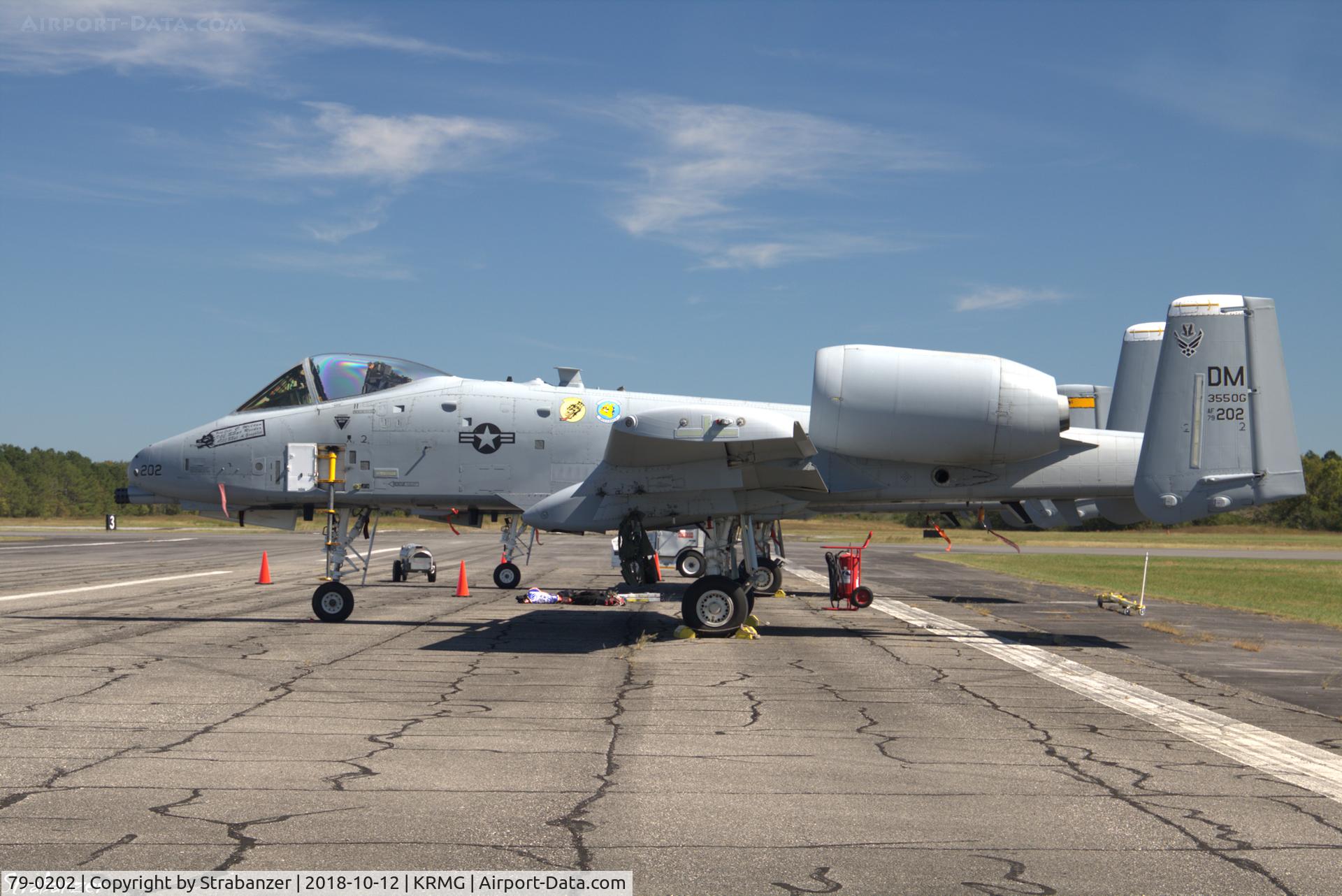 79-0202, 1979 Fairchild Republic A-10C Thunderbolt II C/N A10-0466, Fairchild Republic A-10 Thunderbolt II 
