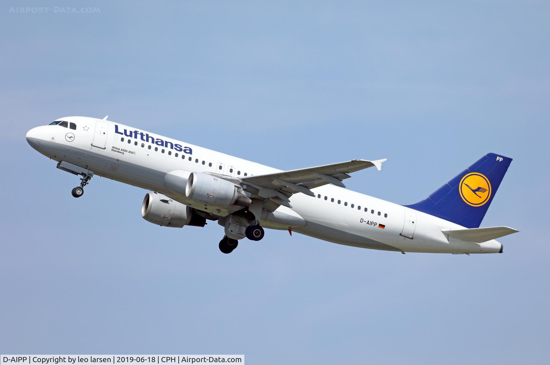 D-AIPP, 1990 Airbus A320-211 C/N 110, Copenhagen 18.6.2019