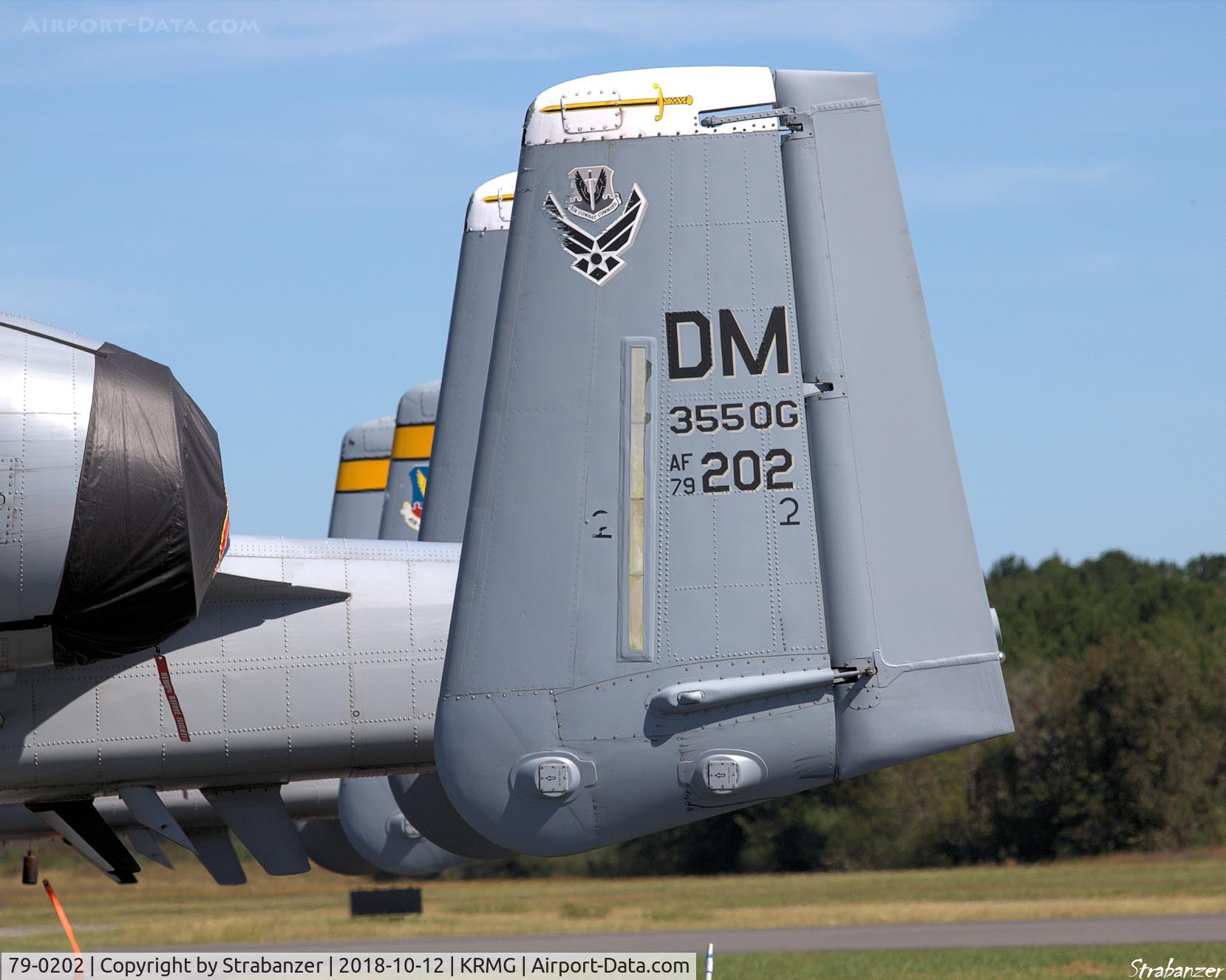 79-0202, 1979 Fairchild Republic A-10C Thunderbolt II C/N A10-0466, Fairchild Republic A-10 Thunderbolt II 