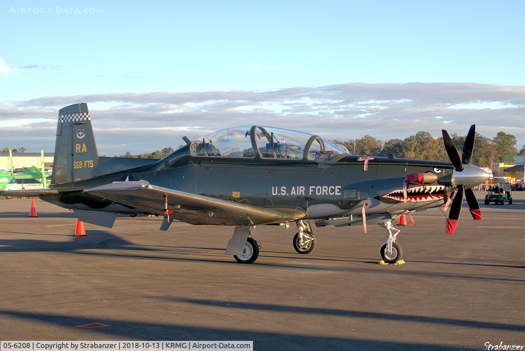 05-6208, 2005 Raytheon T-6A Texan II C/N PT-356, Raytheon Beech T-6A Texan II  s/n PT-356   05-6208
Rome GA 10/13/2018