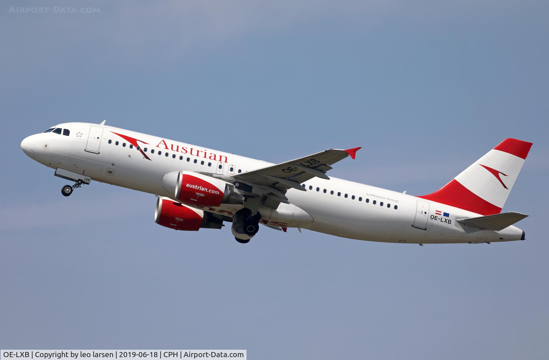 OE-LXB, 2008 Airbus A320-216 C/N 3482, Copenhagen 18.6.2019
