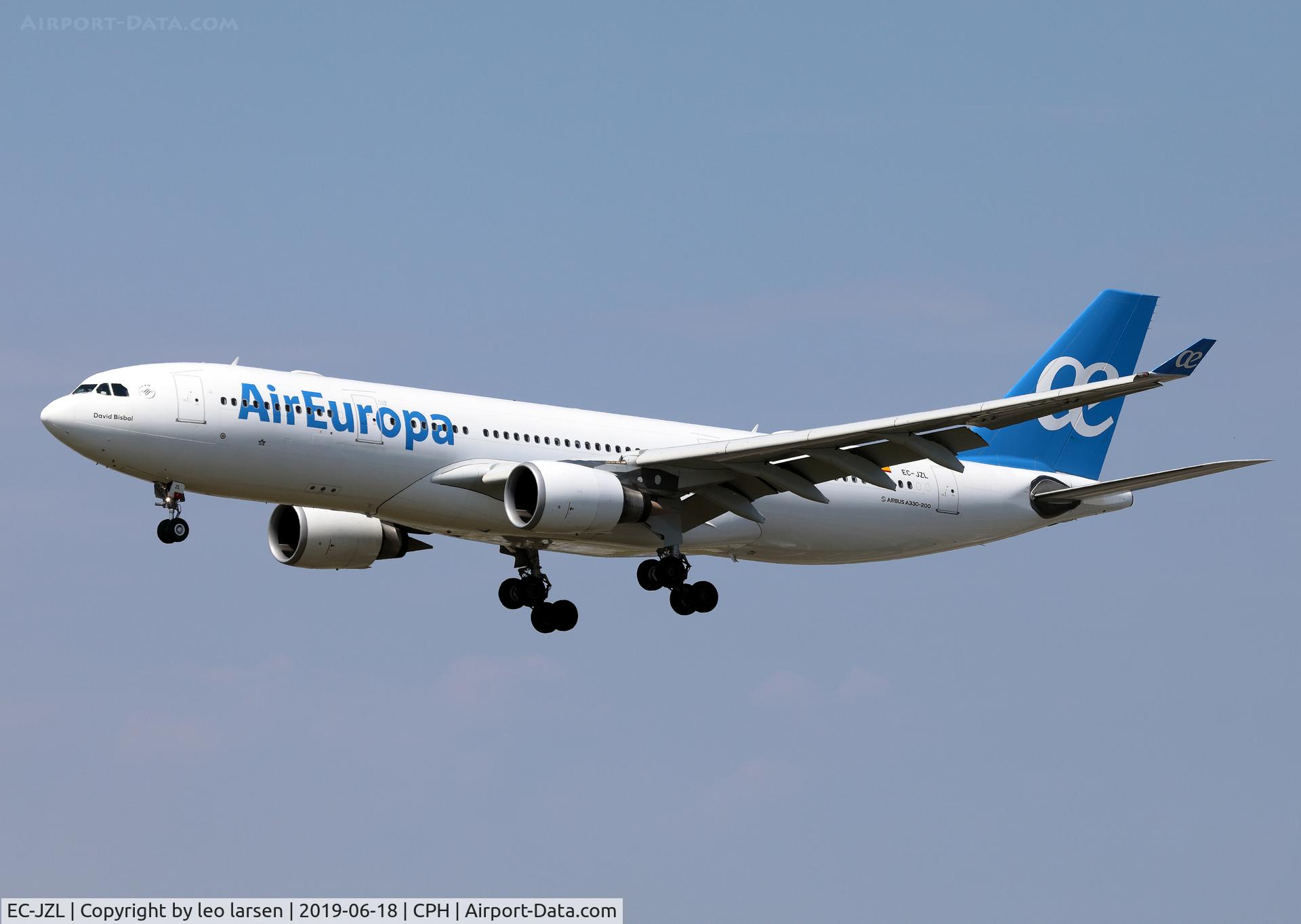 EC-JZL, 2007 Airbus A330-202 C/N 814, Copenhagen 18.6.2019