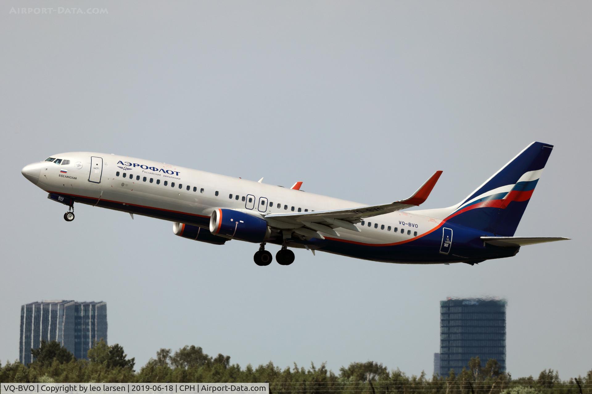 VQ-BVO, 2015 Boeing 737-8LJ C/N 41203, Copenhagen 18.6.2019