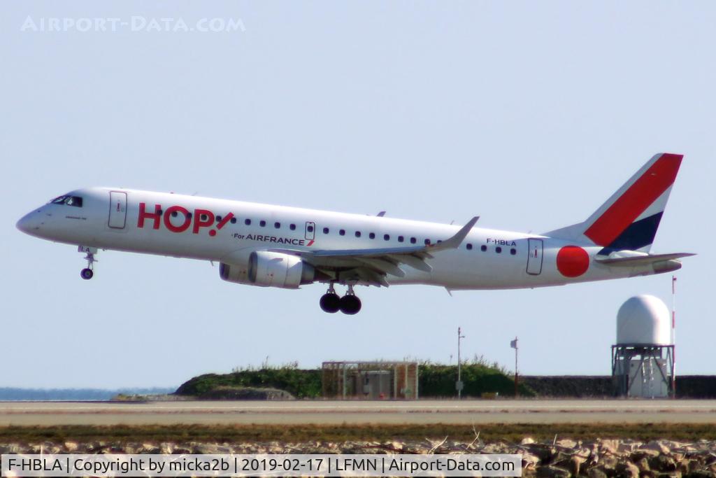 F-HBLA, 2007 Embraer 195LR (ERJ-190-200LR) C/N 19000051, Landing