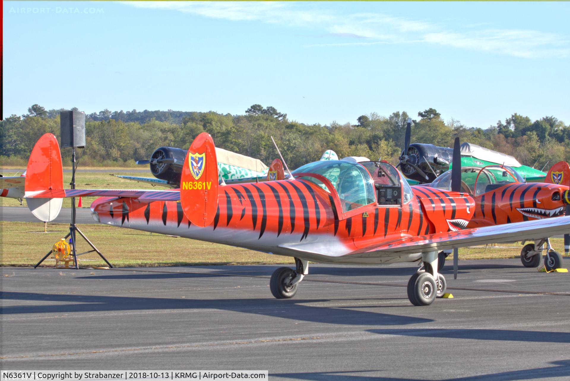 N6361V, 1965 Alon A2 Aircoupe C/N A-37, Alon A2 Aircoupe   c/n A-37    N6361V
Rome GA  (KRMG) 10/13/2018