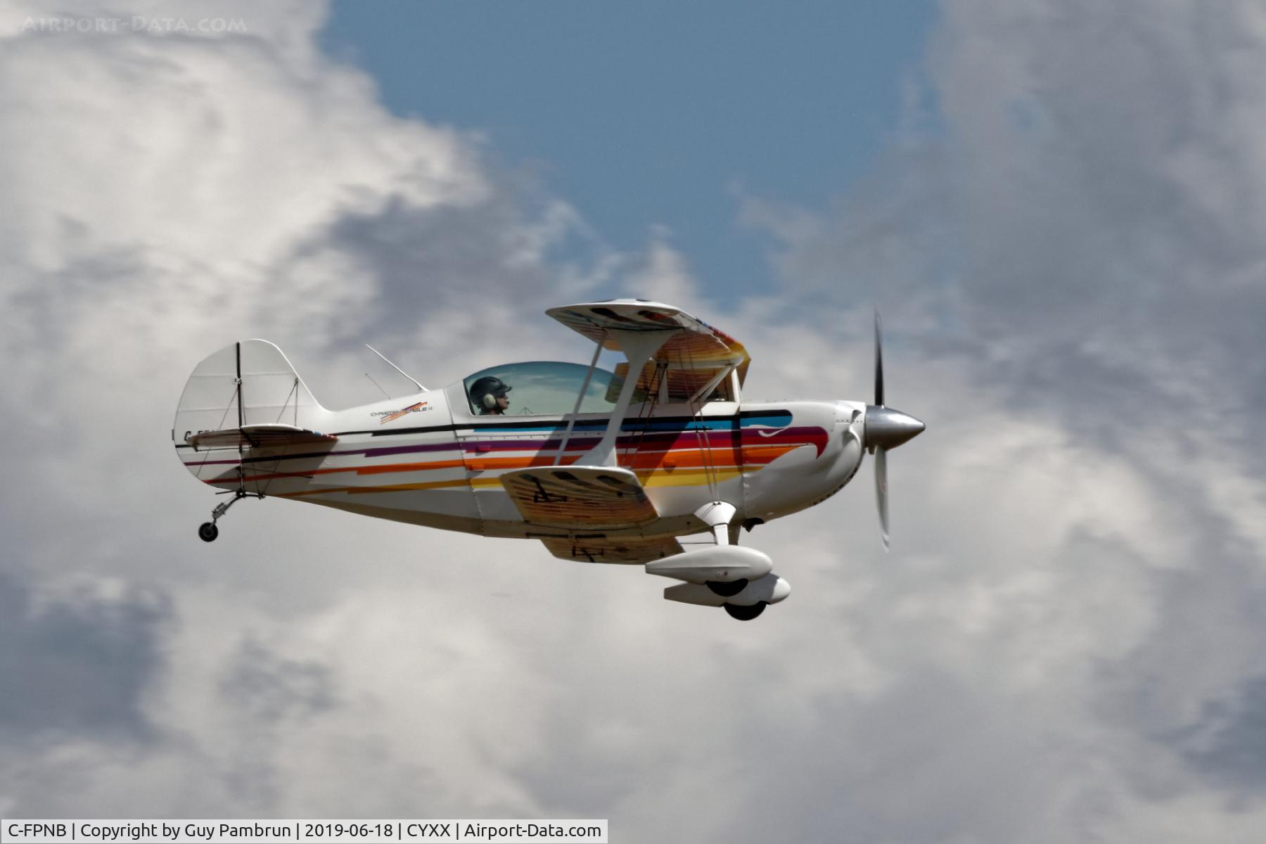 C-FPNB, 1982 Christen Eagle II C/N 001 (C-FPNB), Landing