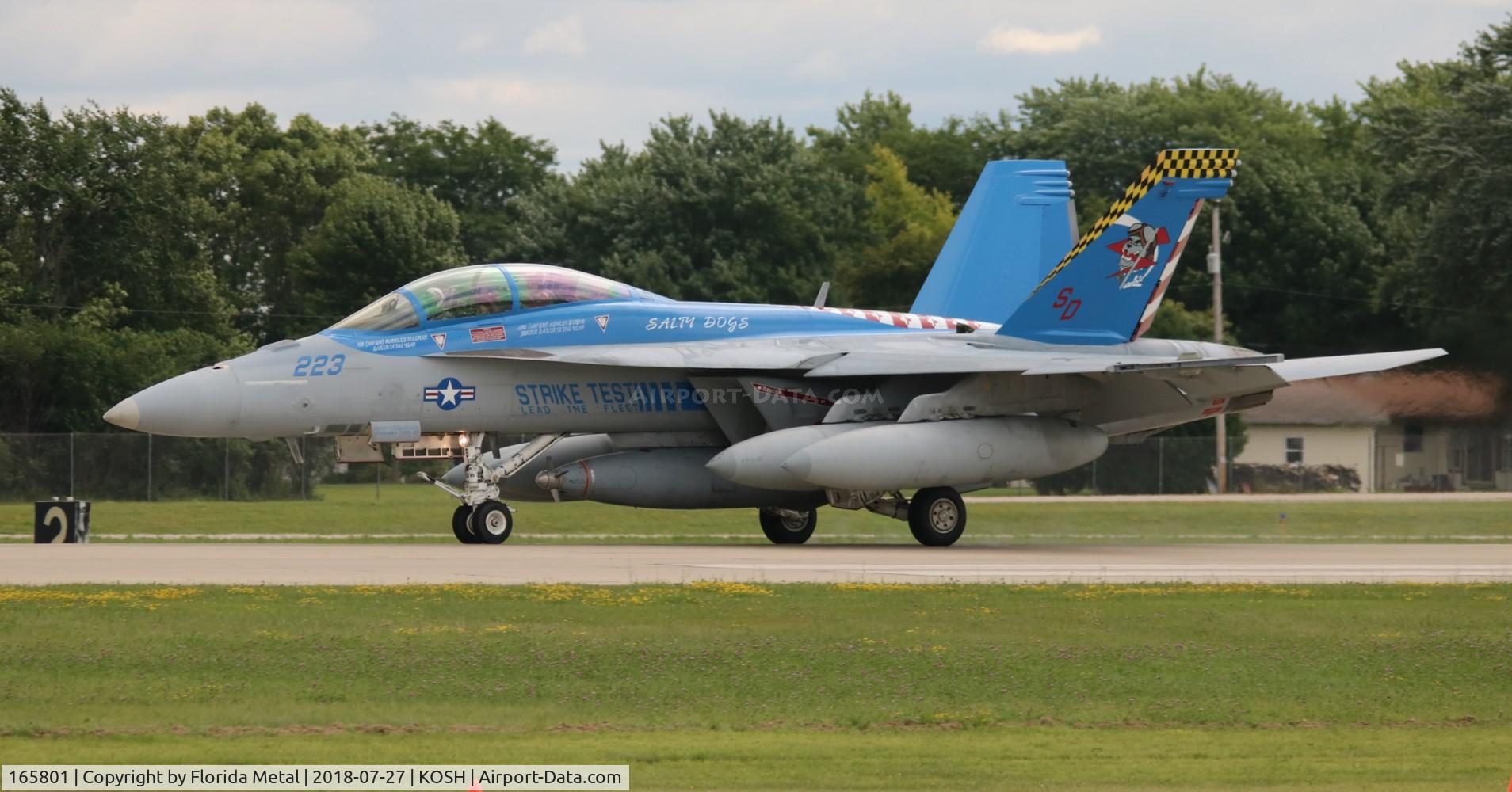 165801, Boeing F/A-18F Super Hornet C/N 1533, Air Venture 2018