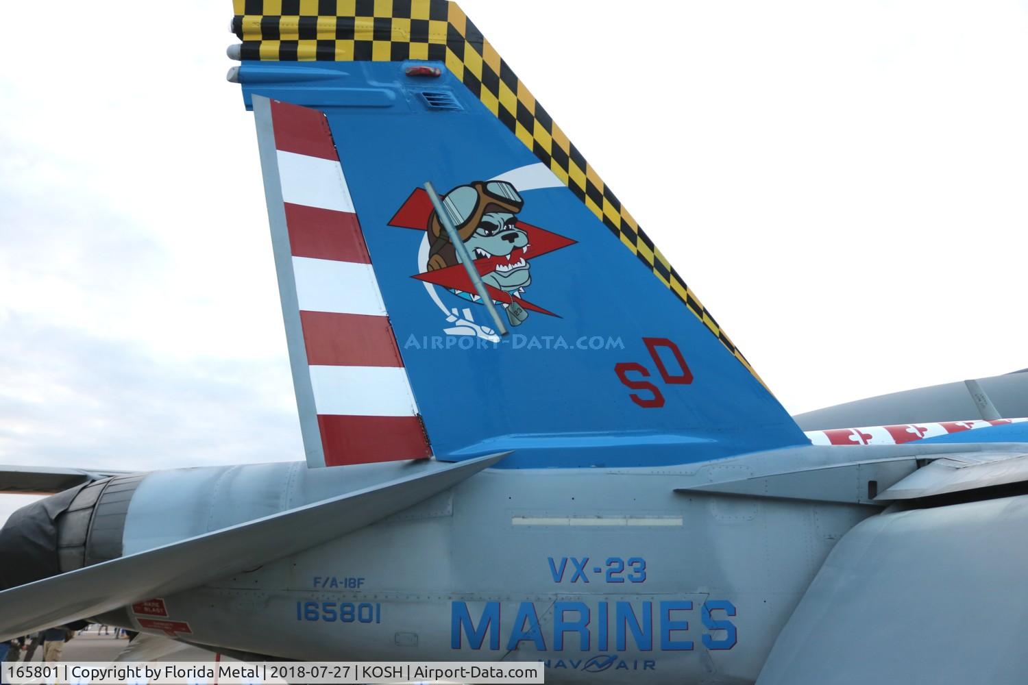 165801, Boeing F/A-18F Super Hornet C/N 1533, Air Venture 2018