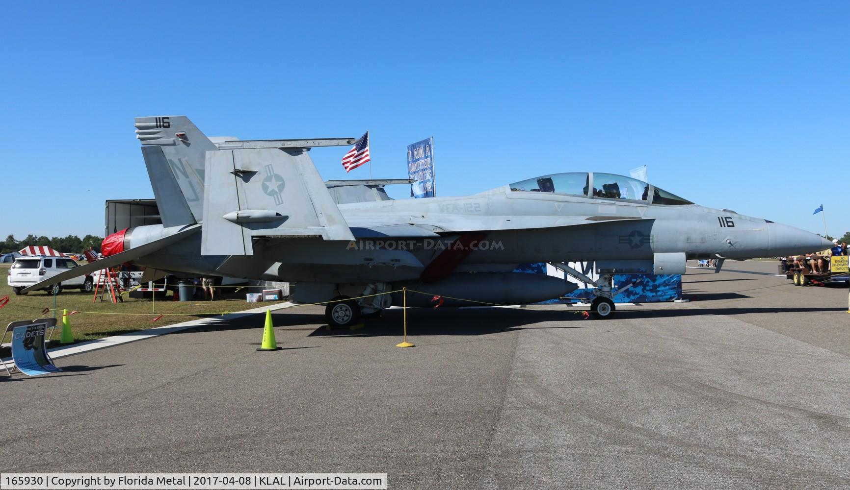 165930, Boeing F/A-18F Super Hornet C/N F076, Sun N Fun 2017