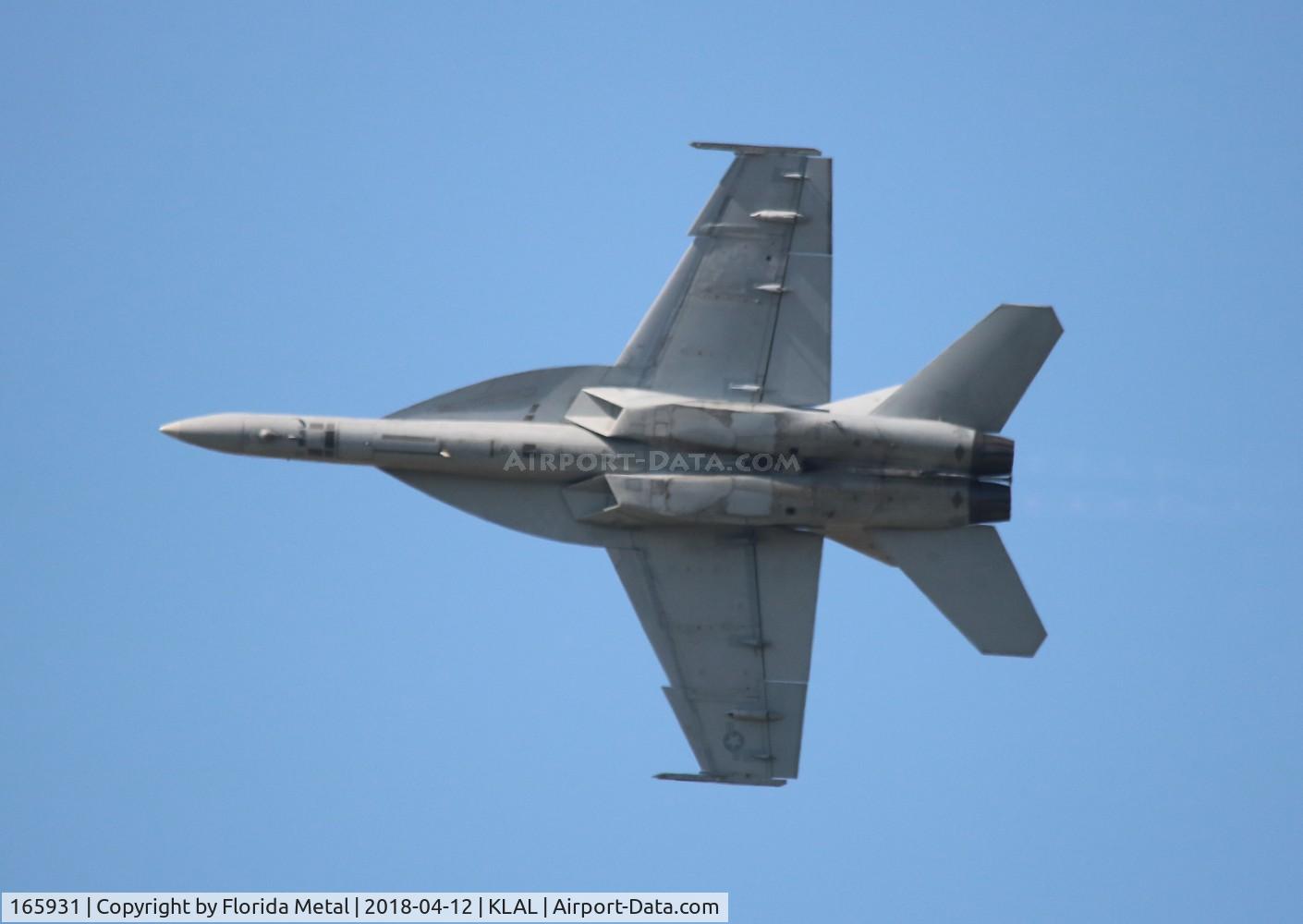 165931, Boeing F/A-18F Super Hornet C/N F077, Sun N Fun 2018