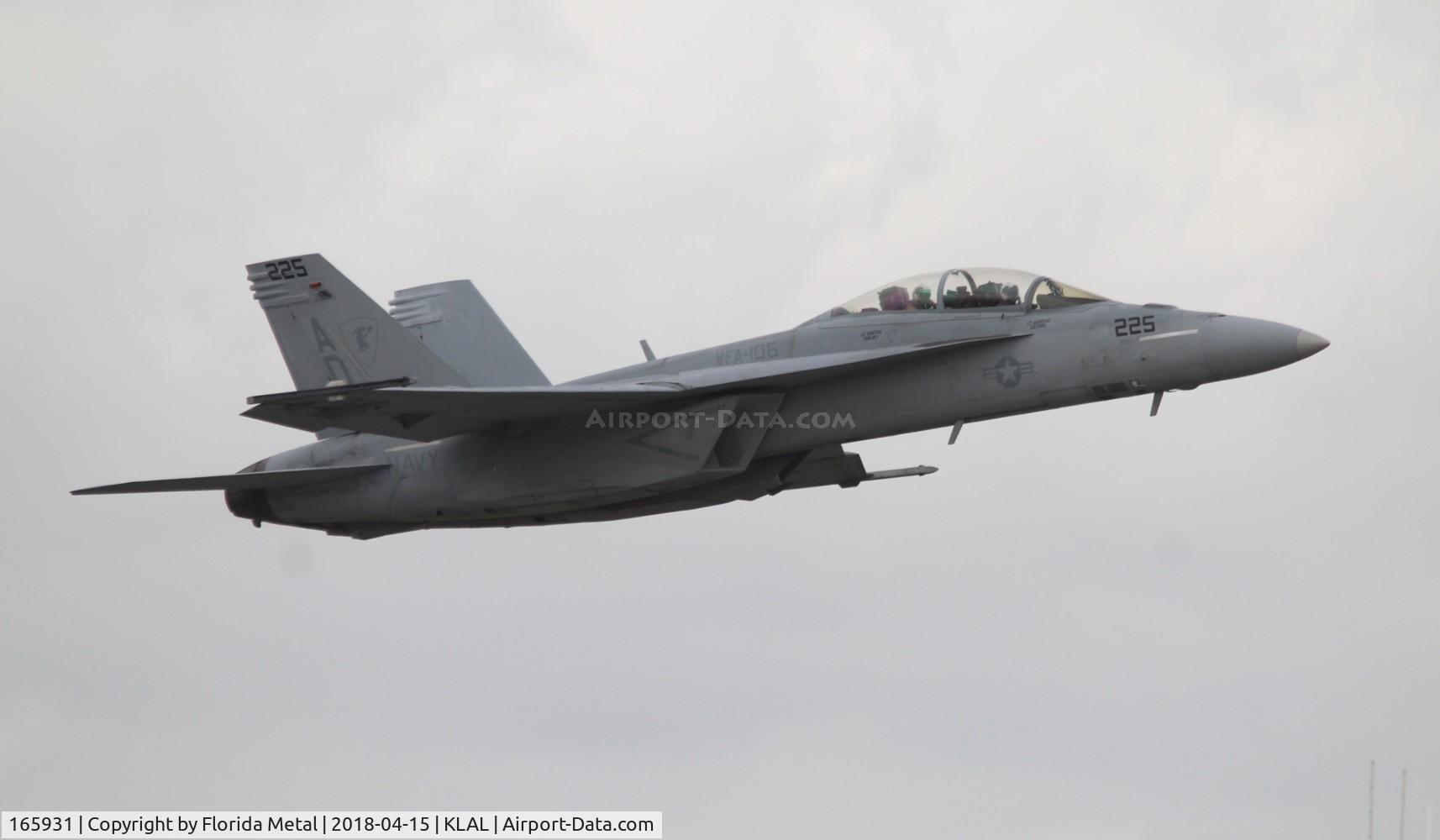 165931, Boeing F/A-18F Super Hornet C/N F077, Sun N Fun 2018