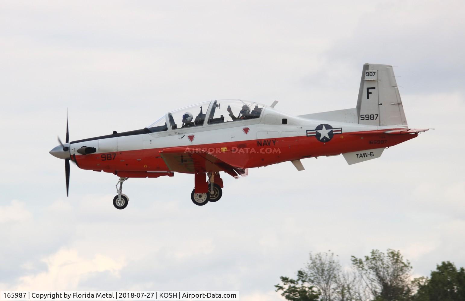 165987, Raytheon T-6A Texan II C/N PT-157, Air Venture 2018