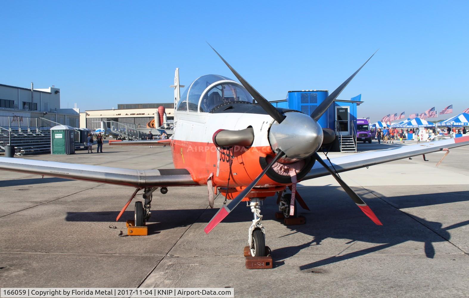 166059, Raytheon T-6B Texan II C/N PN-50, NAS JAX 2017