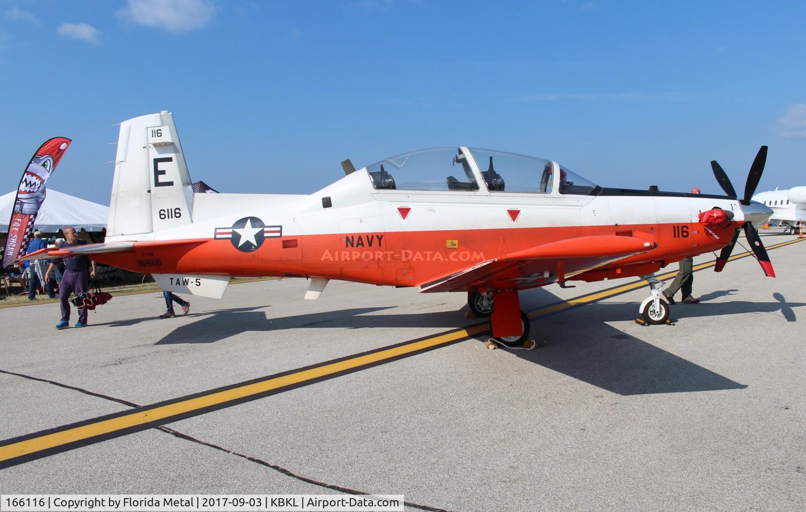 166116, Raytheon Beech T-6A Texan II C/N PT-107, Cleveland Airshow 2017