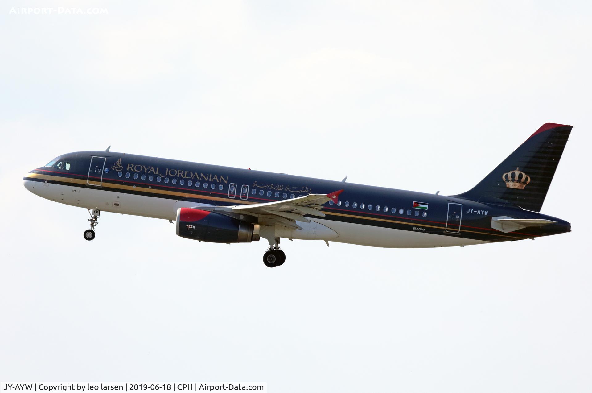 JY-AYW, 2012 Airbus A320-232 C/N 5367, Copenhagen 18.6.2019