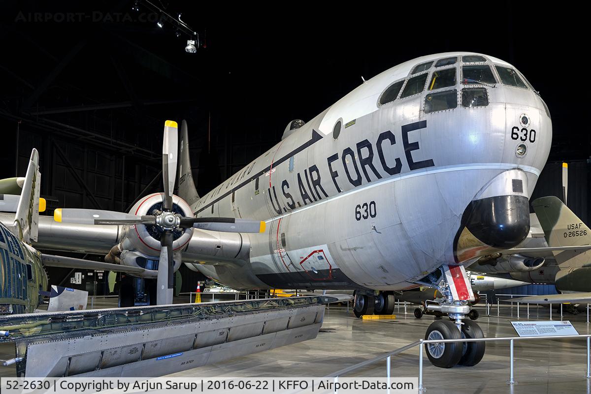 52-2630, 1952 Boeing KC-97L Stratofreighter C/N 16661, On display at the National Museum of the U.S. Air Force.  This aircraft christened “Zeppelinheim” was flown by the 160th Air Refueling Group of the Ohio Air National Guard.