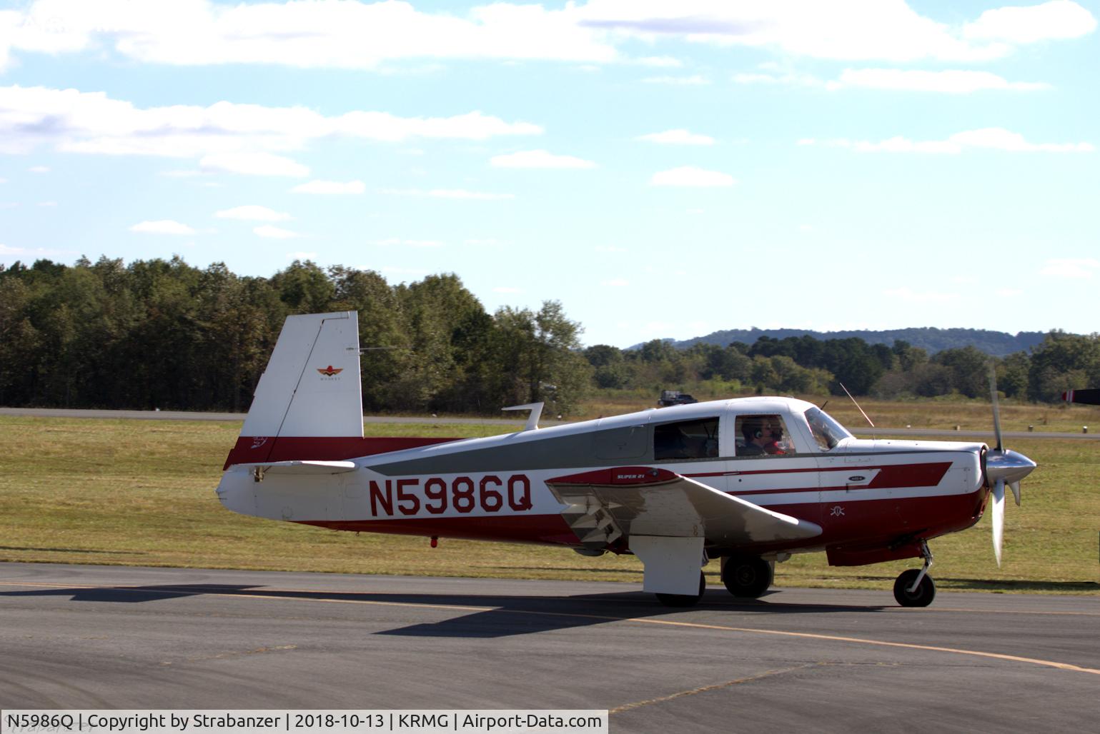 N5986Q, 1965 Mooney M20E C/N 852, Mooney M20e    s/n 852   N5986Q
Rome GA  (KRMG) 10/13/2018
