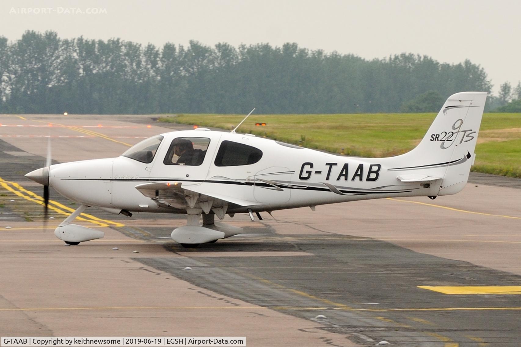 G-TAAB, 2006 Cirrus SR22 GTS C/N 1769, Return visitor from Oxford.