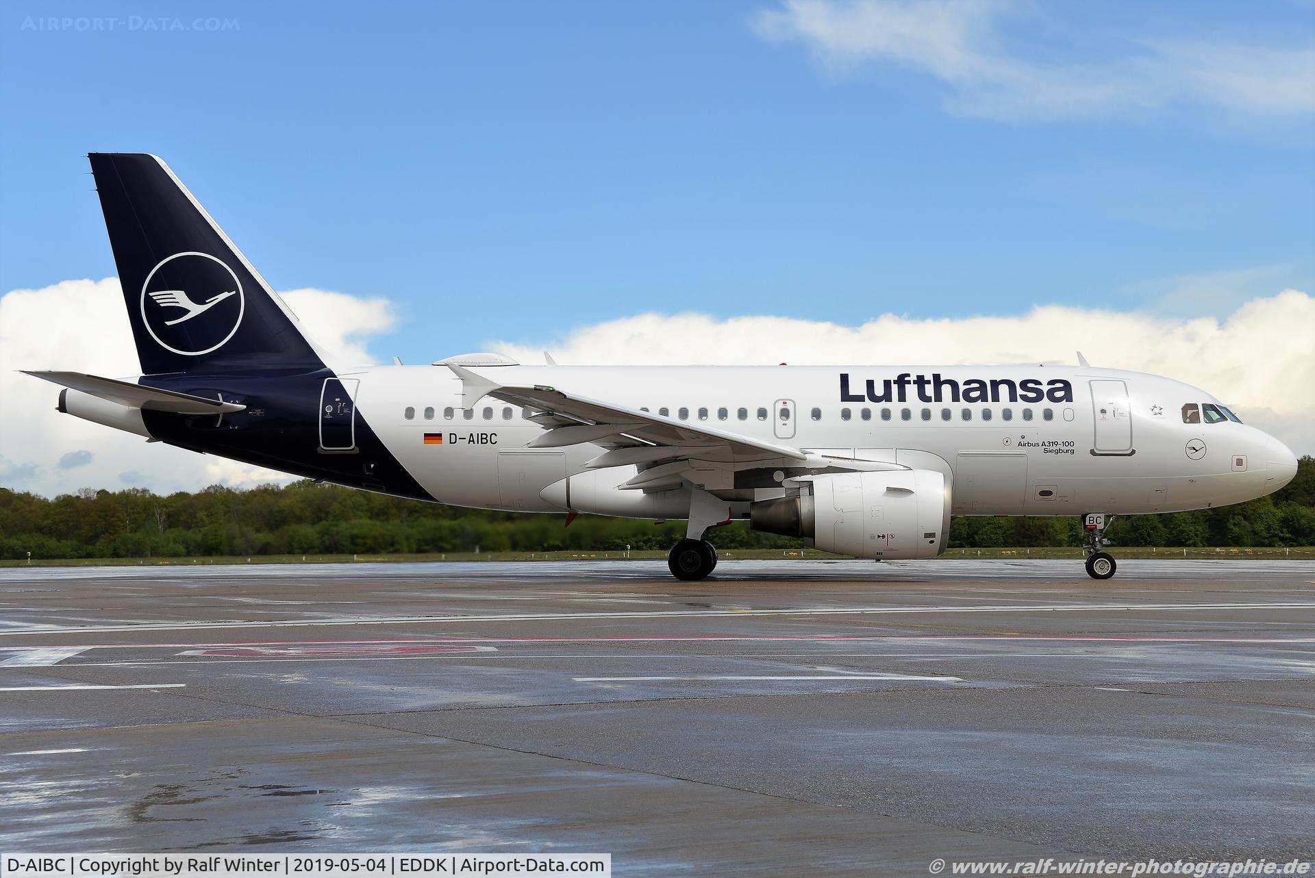 D-AIBC, 2010 Airbus A319-112 C/N 4332, Airbus A319-112 - LH DLH Lufthansa 'Siegburg' - 4332 - D-AIBC - 04.05.2019 - CGN