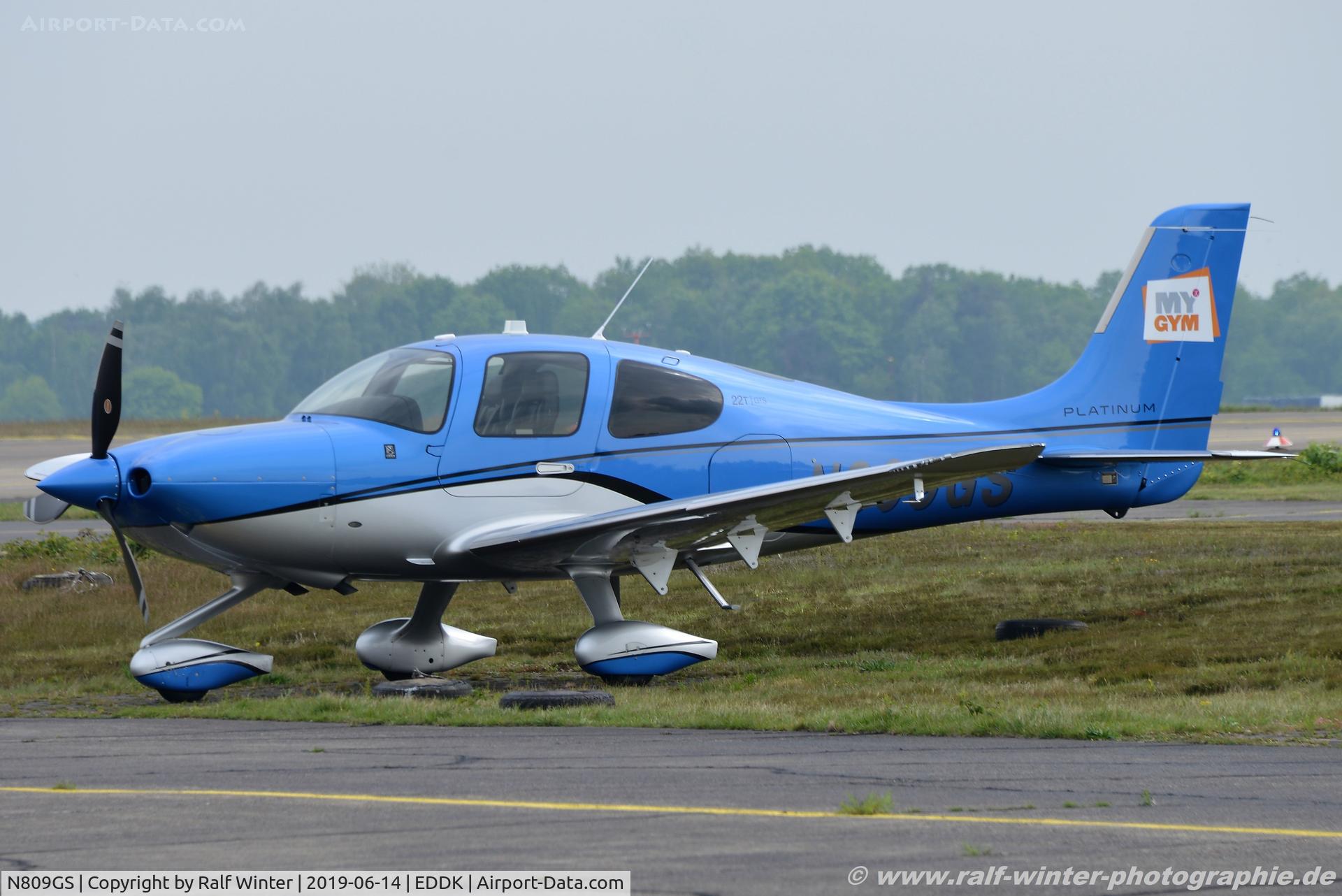N809GS, 2017 Cirrus SR22T Platinum C/N 1537, Cirrus SR22T Carbon - Private - 1537 - N809GS - 14.06.2019 - CGN
