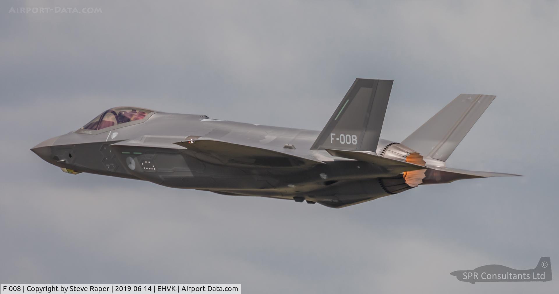 F-008, 2017 Lockheed Martin F-35A Lightning II C/N AN-08, Royal Netherlands Air Force Base Volkel air day 14 June 2019