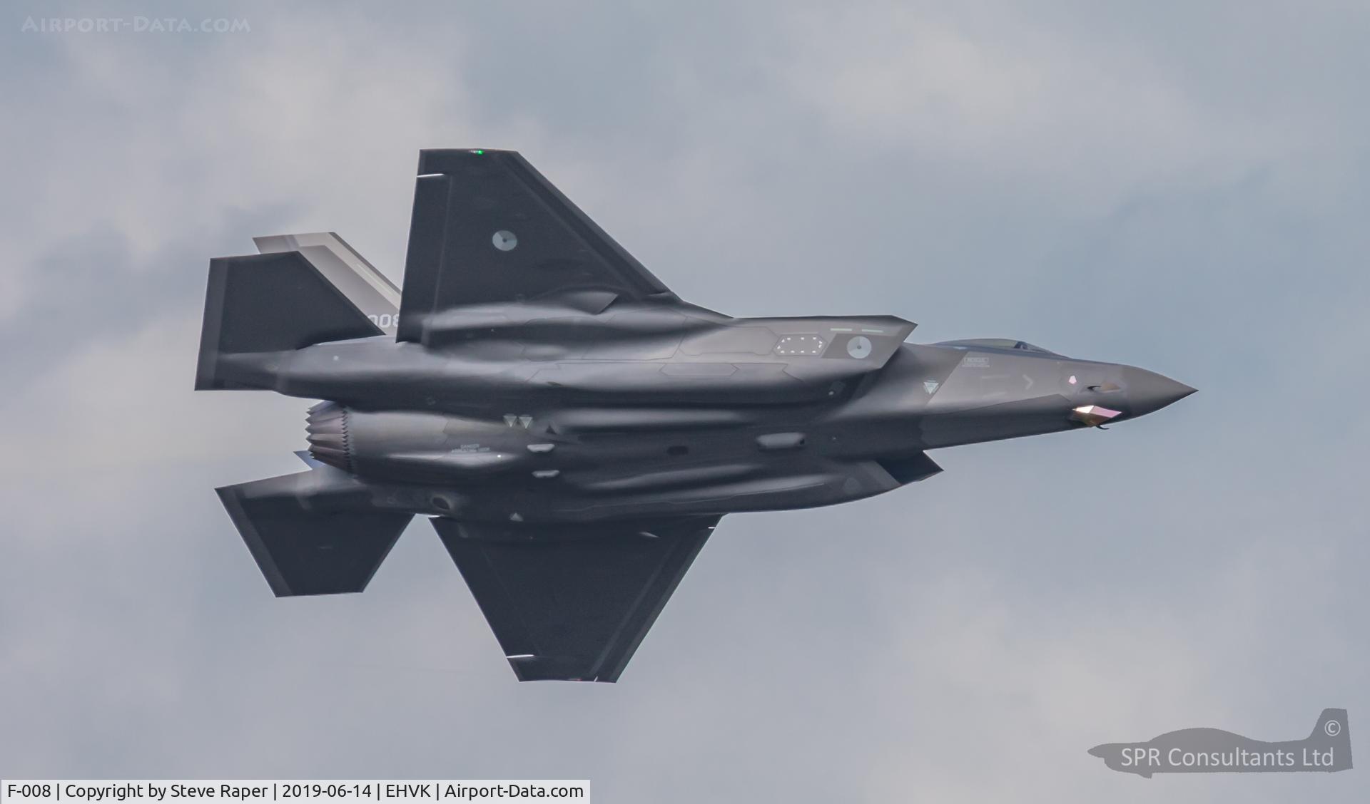 F-008, 2017 Lockheed Martin F-35A Lightning II C/N AN-08, Royal Netherlands Air Force Base Volkel air day 14 June 2019