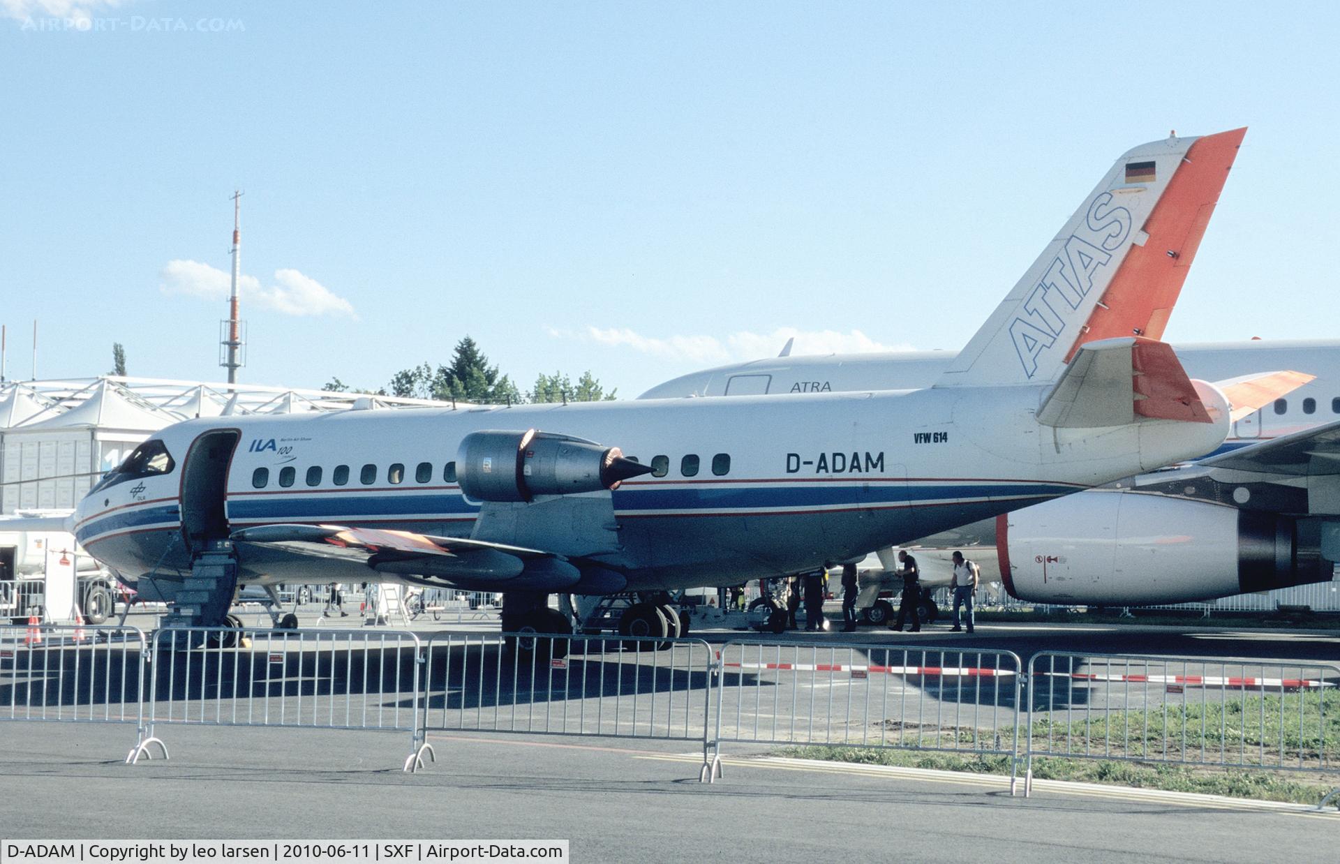 D-ADAM, 1978 VFW-Fokker VFW-614 C/N G17, Berlin Airshow 11.6.2010