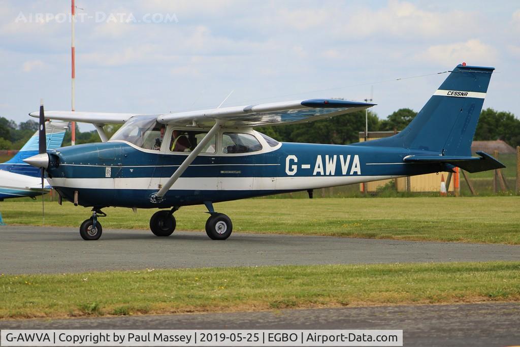 G-AWVA, 1968 Reims F172H Skyhawk C/N 0597, Visiting Aircraft. Operated by Barton Air Ltd.