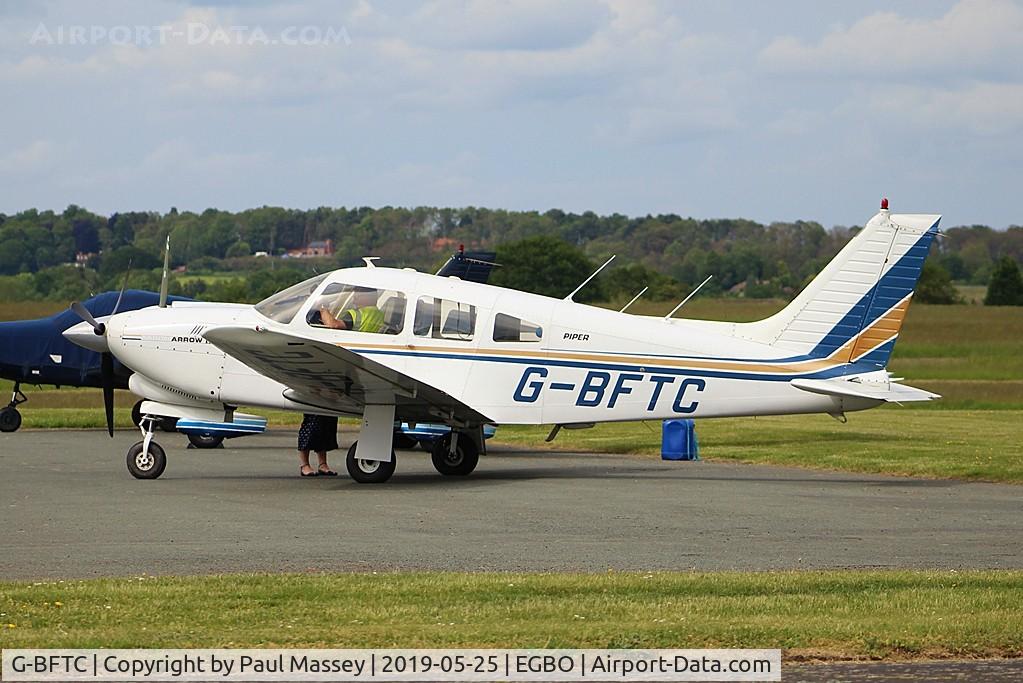 G-BFTC, 1978 Piper PA-28R-201T Cherokee Arrow III C/N 28R-7803197, Visiting Aircraft. Ex:-N3868M.