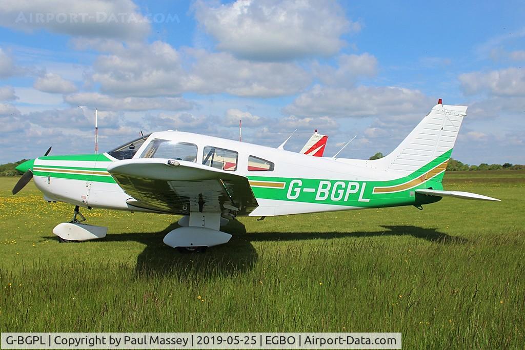 G-BGPL, 1979 Piper PA-28-161 Cherokee Warrior II C/N 28-7916289, Resident Aircraft. Owned by Demero Ltd + Livingston Skies Ltd. Ex:-N9603N.