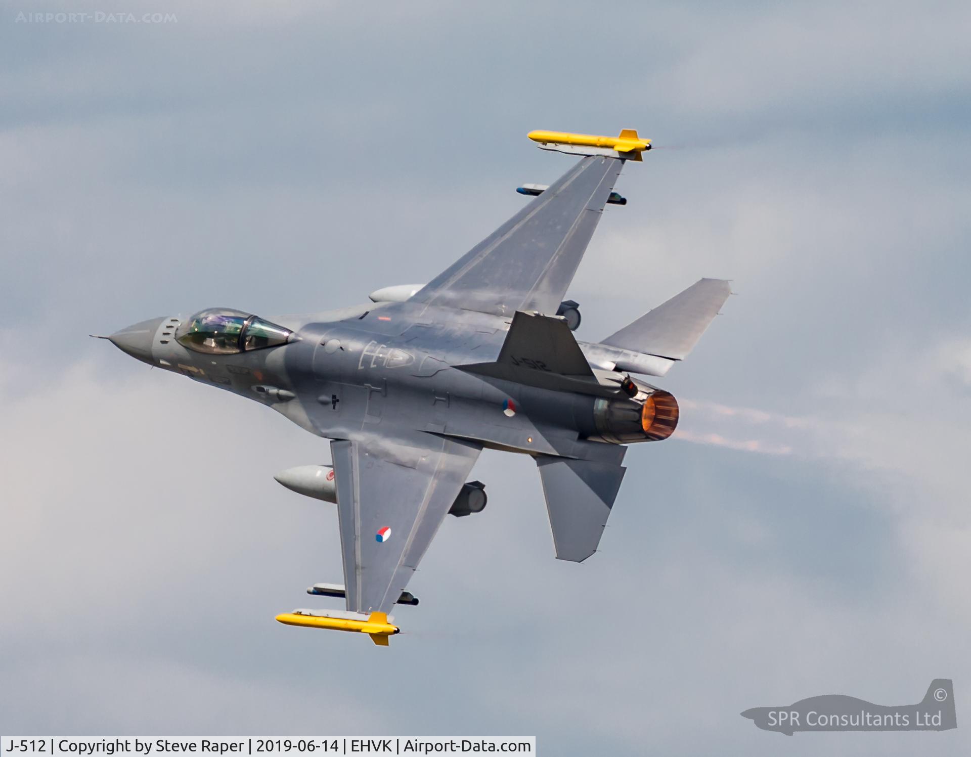 J-512, Fokker F-16AM Fighting Falcon C/N 6D-151, Royal Netherlands Air Force Base Volkel air day 14 June 2019