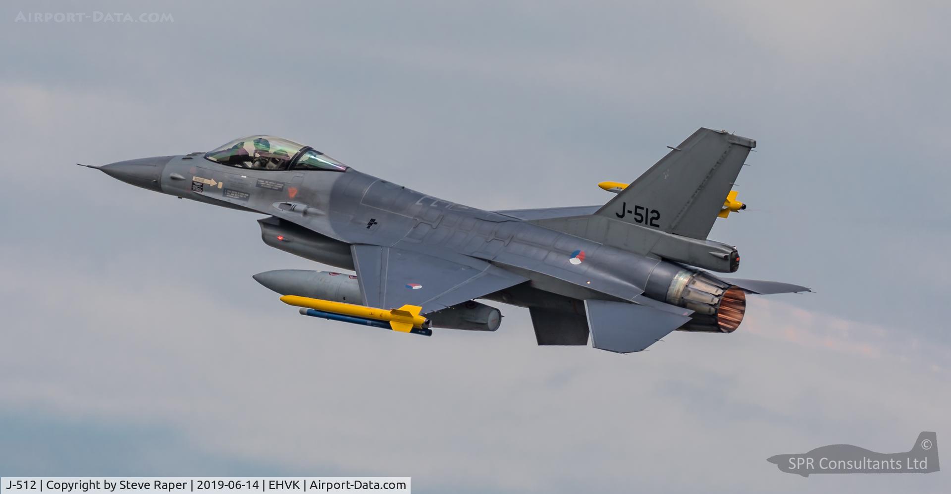 J-512, Fokker F-16AM Fighting Falcon C/N 6D-151, Royal Netherlands Air Force Base Volkel air day 14 June 2019