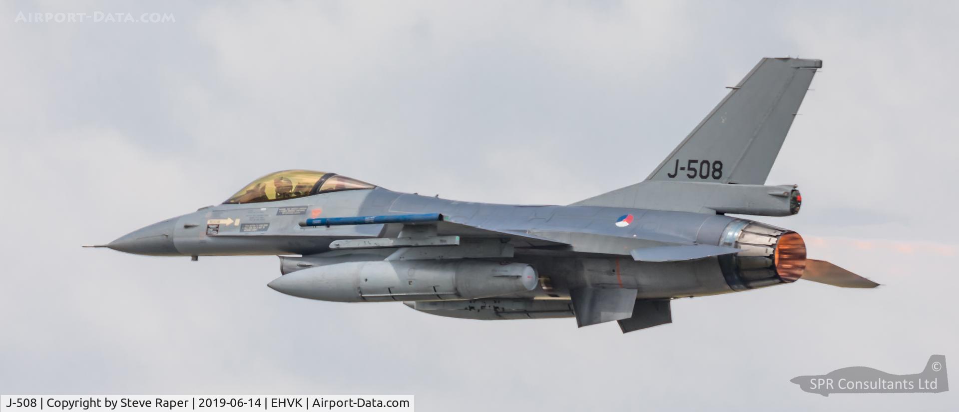J-508, 1987 Fokker F-16A Fighting Falcon C/N 6D-147, Royal Netherlands Air Force Base Volkel air day 14 June 2019